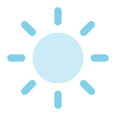 sun icon for illustration