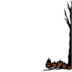Halloween Corner Border