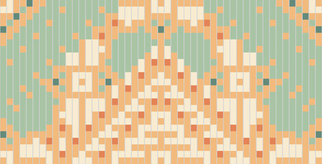Ethnic Pattern Traditional Pattern Dressfolk Embroidery, Aztec Geometric Ornament Print. Design for Carpet, Wallpaper, Clothing, Wrapping, Fabric