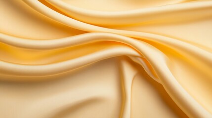Fototapeta premium Yellow Silk Fabric Textures and Patterns