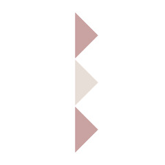 minimalist boho flowers icon