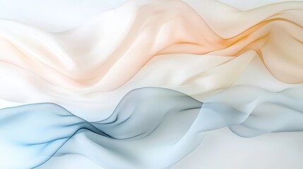 Soft Flowing Colors of Silk Fabric Abstract Background
