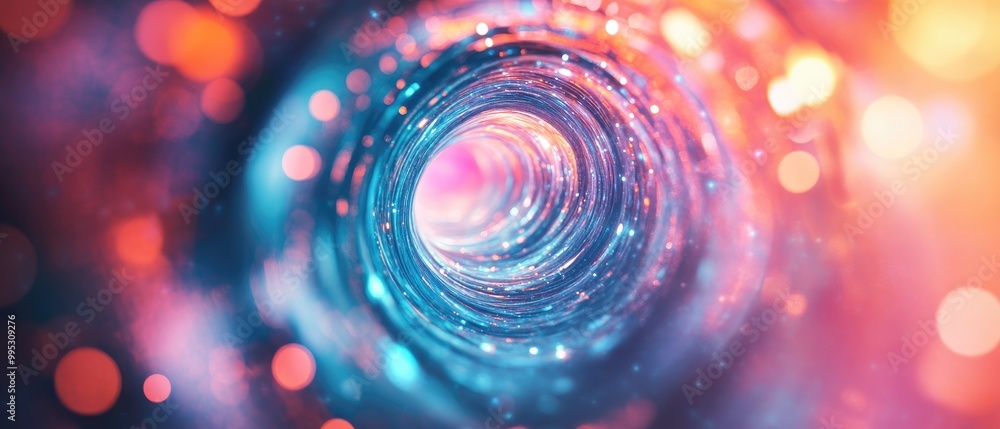 Poster abstract blurred background featuring a colorful geometric texture with a spiral design ideal for ar