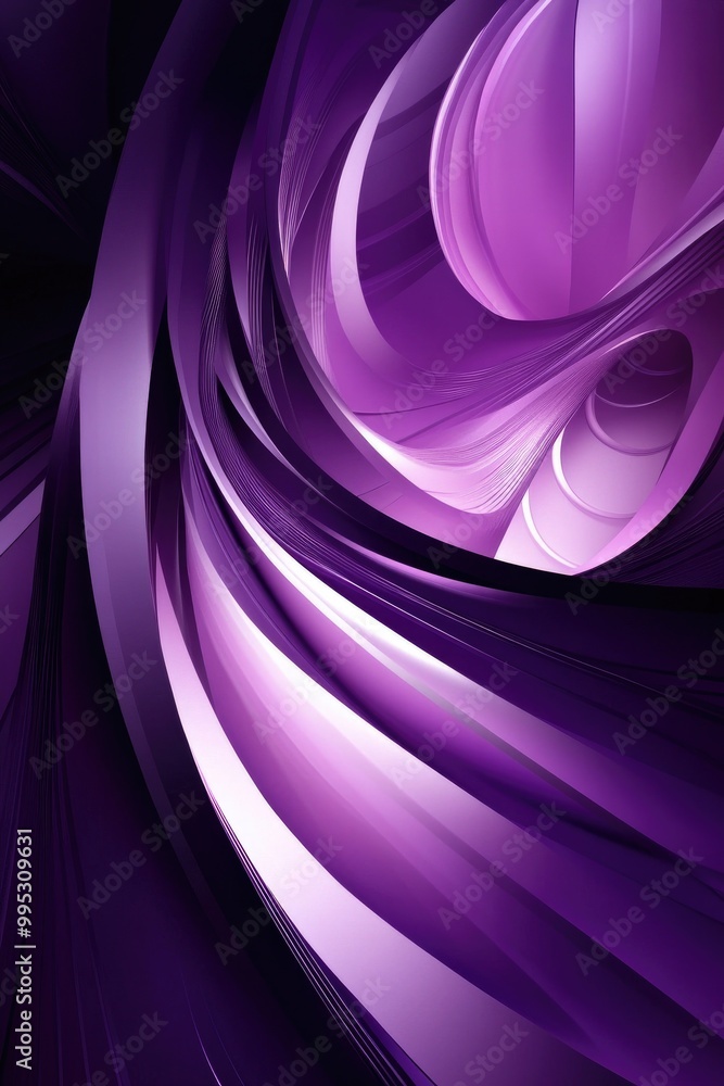 Poster abstract violet shape background design