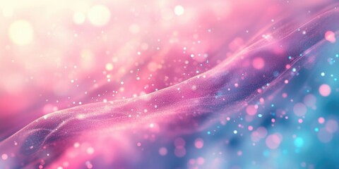 Obraz premium Fantasy abstract pink background with a gentle blur and bokeh lighting effect