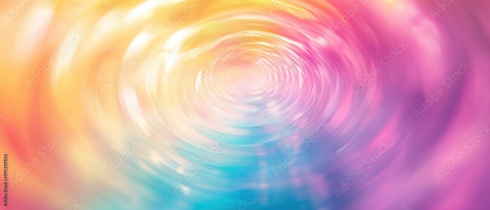 Poster abstract blurred background featuring a colorful geometric texture with a spiral design ideal for ar