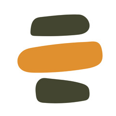 minimalist boho flowers icon