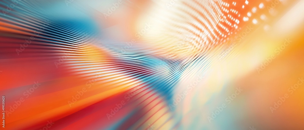 Poster abstract blurred background featuring intersecting lines and stripes