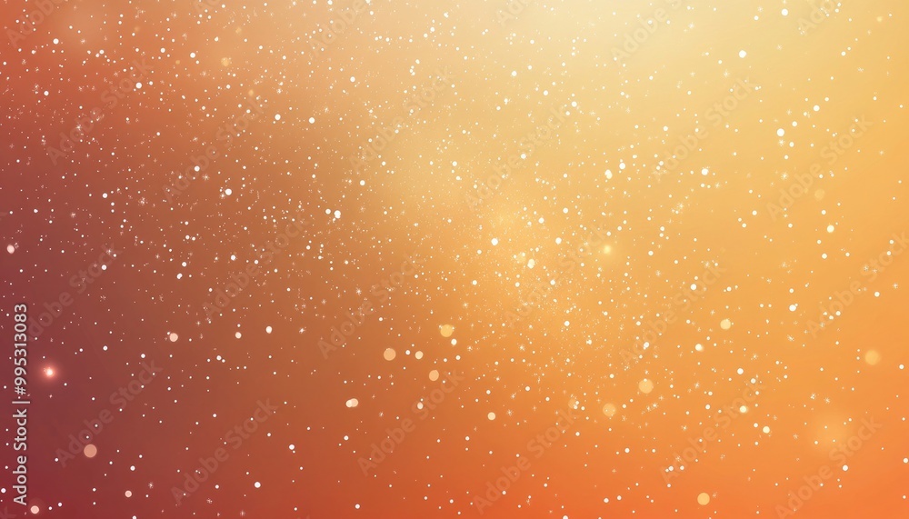 Poster light orange 2d cartoon backdrop featuring twinkling stars blurred abstract design with a gradient i