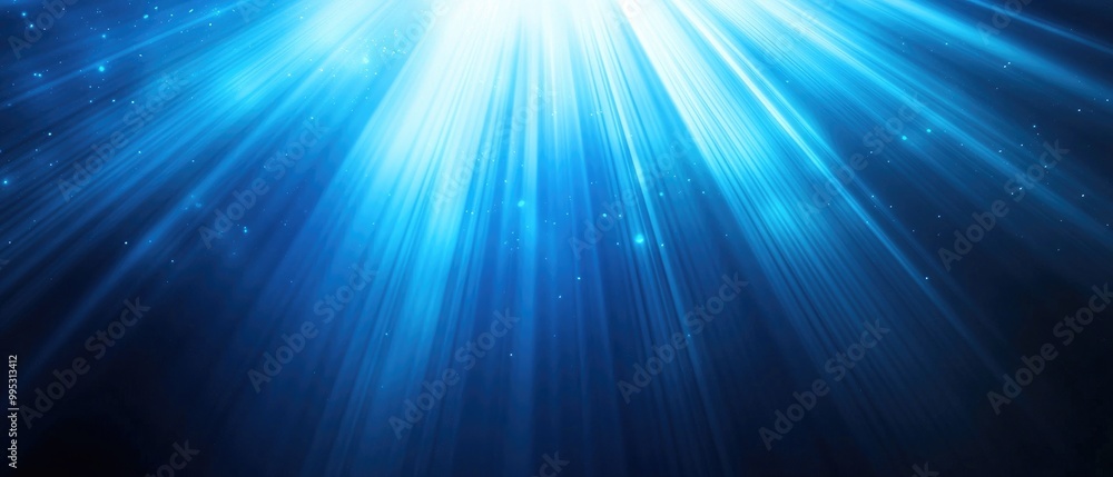 Canvas Prints abstract background with blue light rays