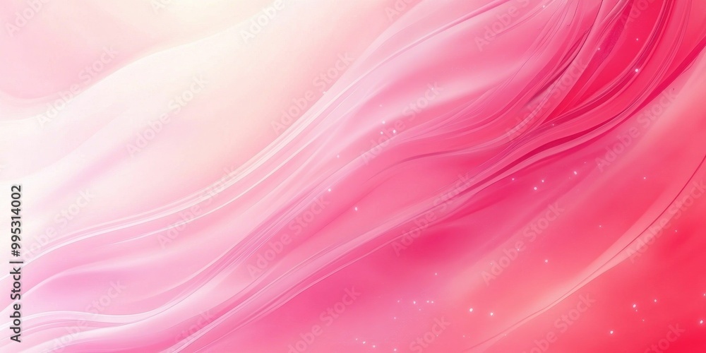Poster abstract pink gradient background with a blurred design