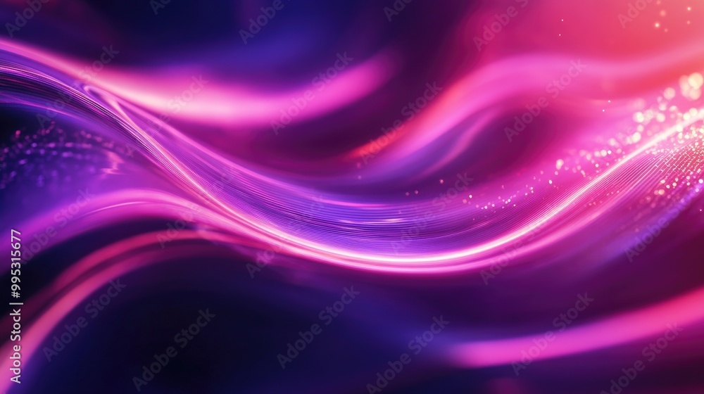 Aufkleber abstract background featuring cool waves and streams of light