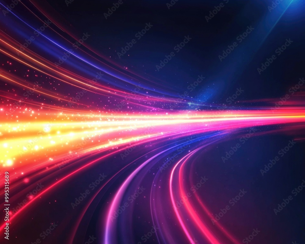 Poster vibrant abstract laser light backdrop featuring a dynamic design perfect for text placement