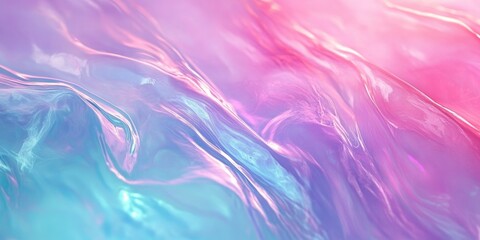 Abstract neon soft glass background texture featuring a pastel color gradient