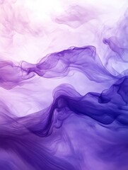Obraz premium Violet Mist Fantasy Design Dark Fluid Subtlety Alcohol Ink with Ethereal Glow Pink Smoky Texture Surreal Violet Atmosphere Dreamy Violet Fog
