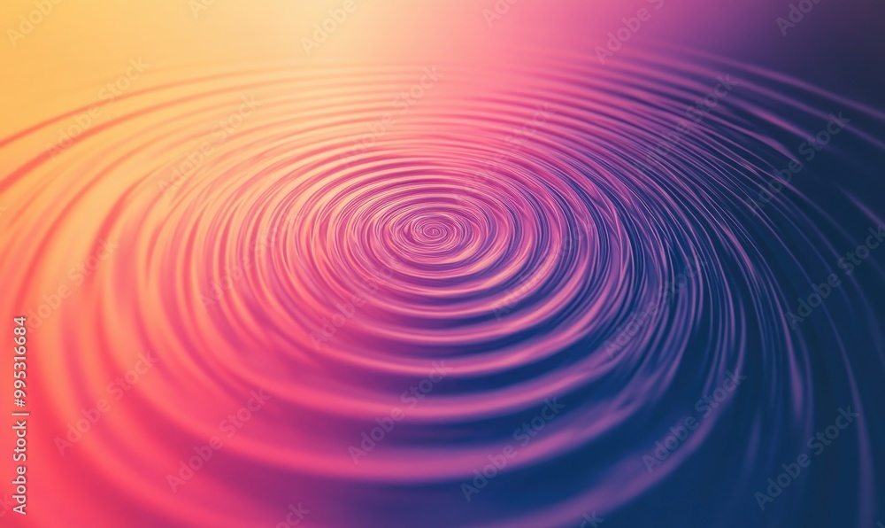 Poster ethereal minimalist abstract background featuring a radial motion effect vibrant colors create a cap
