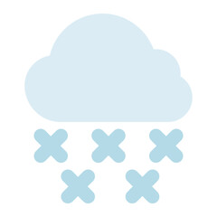 snow icon for illustration