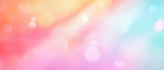 Obraz premium Soft blurred gradient background featuring pastel colors