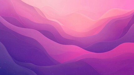 Obraz premium Soft Pink and Purple Gradient Background in a 2D Cartoon Style EPS 10