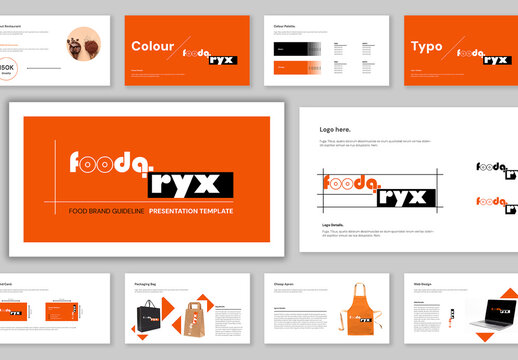 Food Brand Guidelines Presentation Template