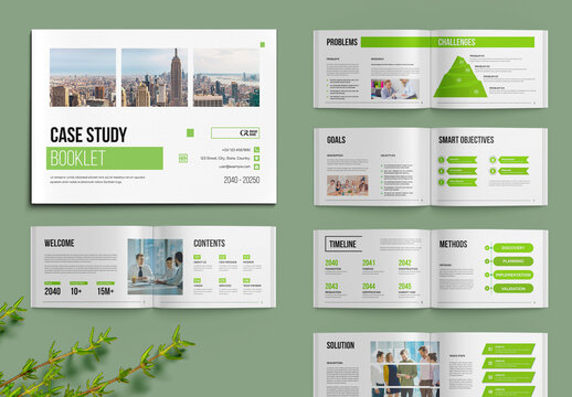 Case Study Booklet Layout