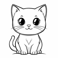 Adorable Animal Coloring Pages for Download &ndash; Perfect for Kids & DIY Projects, generated ai