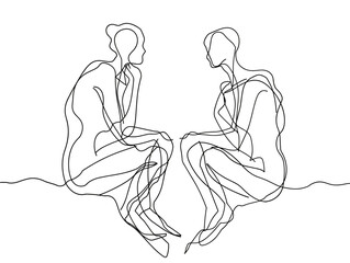 Collaborative Line Art: The Power of Teamwork in Completing the Puzzle