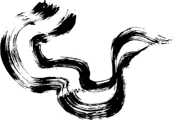 Dry Brush Grunge Wave Stroke Texture