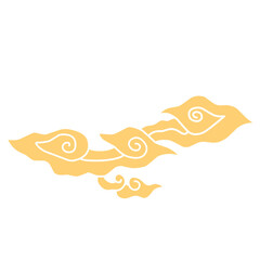 mega cloudy batik vector