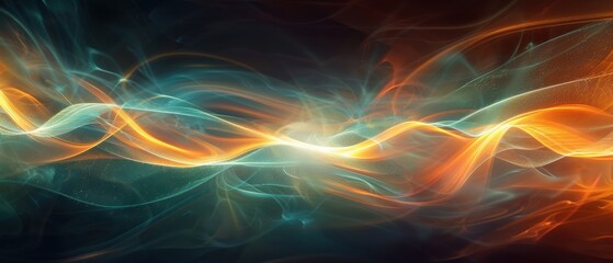 Fototapeta premium Dynamic Energy Flow in Vibrant Colors