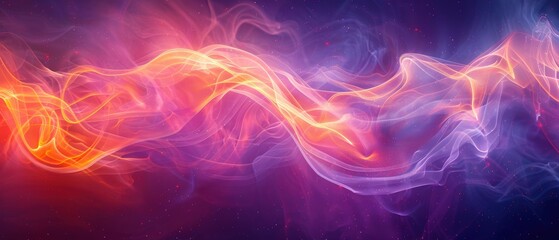 Fototapeta premium Colorful Abstract Waves of Light in Motion