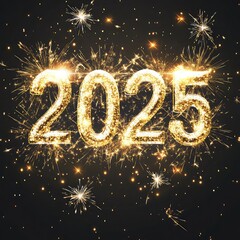 Happy New Year Greetings 2025 ,  Generative AI