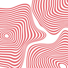 Red white swirl abstract vortex background. Psychedelic wallpaper.
