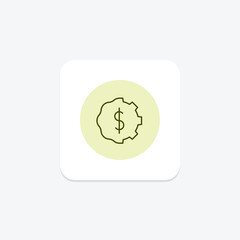 Retail Management line icon , vector, pixel perfect, illustrator file