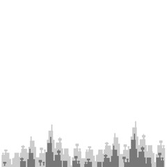 Fototapeta premium Vector Urban Skyline Buildings