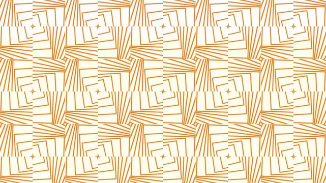 gold lines line up. change and move according to patterns. combined with a white background. 3D Animation