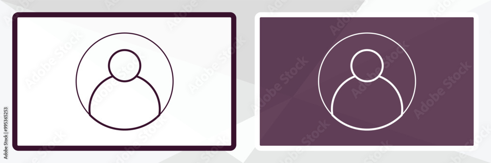 Aufkleber login outline icon. linear vector from programming concept. thin line white and black login icon iso