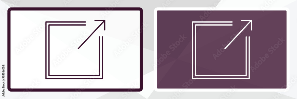 Fototapete hyperlink outline icon. linear vector from programming concept. thin line white and black hyperlink 