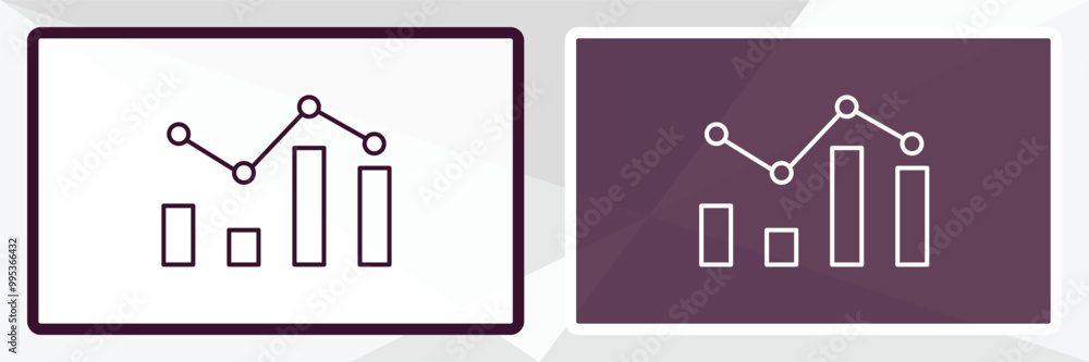 Poster seo ranking outline icon. linear vector from programming concept. thin line white and black seo rank