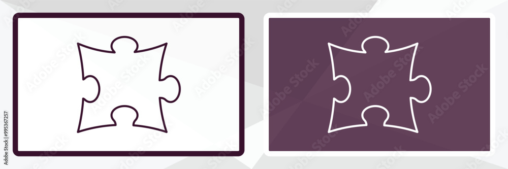 Poster addon outline icon. linear vector from programming concept. thin line white and black addon icon iso
