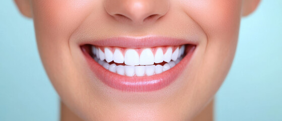 A woman with a bright smile showing off her teeth
