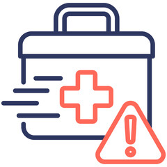 Obraz premium Emergency Kit Icon