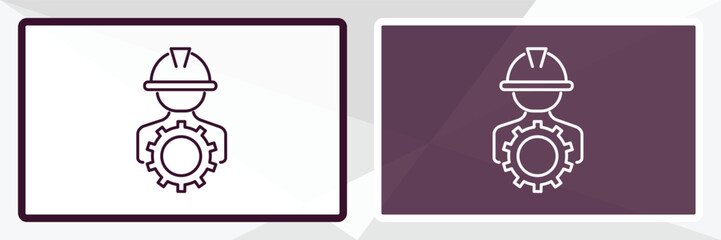 serve outline icon. Linear vector from people concept. Thin line white and black serve icon isolated on white and dark background