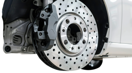 Car brakes isolated on transparent background, png