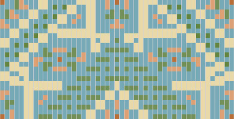 Stripes Background Ikat Blouse Patternfolk Embroidery, Aztec Geometric Ornament Print. Design for Carpet, Wallpaper, Clothing, Wrapping, Fabric