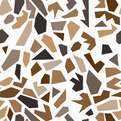 brown seamless geometric pattern background.