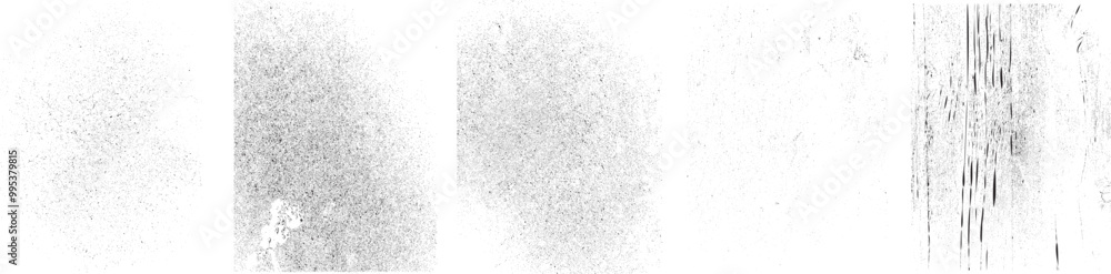 Leinwandbilder Grunge textures set. Collection of vector, distress, textures .Simply Place grungy textured overlay over any Object to Create grunge ,dirty effect .Various distressed texture for your design. 