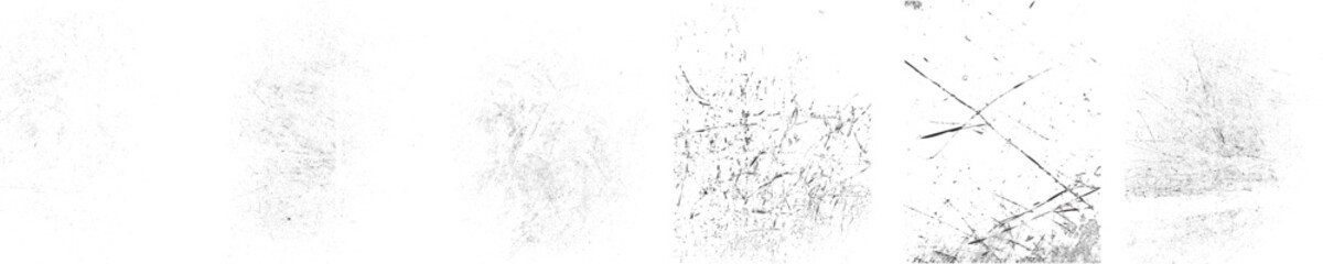 Grunge textures set. Collection of vector, distress, textures .Simply Place grungy textured overlay over any Object to Create grunge ,dirty effect .Various distressed texture for your design. 