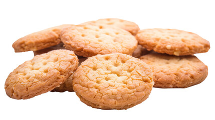 Cookies biscuit isolated on transparent background, png