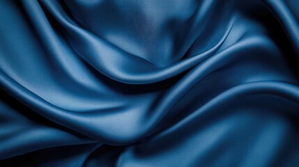 Obraz premium Blue Textured Textile Background Elegant Design For Invitations Or Weddings Space For Text